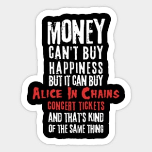 alice money cant buy Sticker